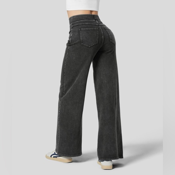 HALARA Wide Leg Pants in Dark Gray - Picture 3 of 4